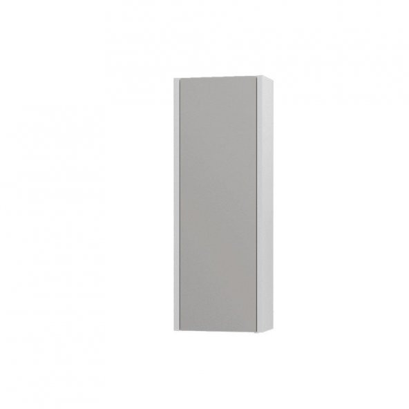 Denko Natalia 25 cm MDF Kül Gri Banyo Boy Dolabı ürün görseli 1