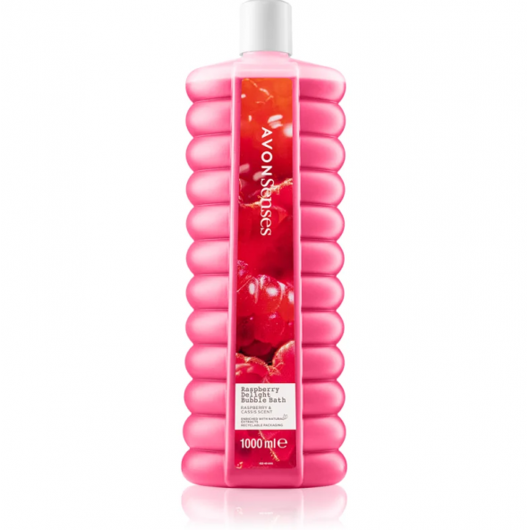 Avon Senses Raspberry Delight pena do 1000 ml Banyo köpüğü ürün görseli 1