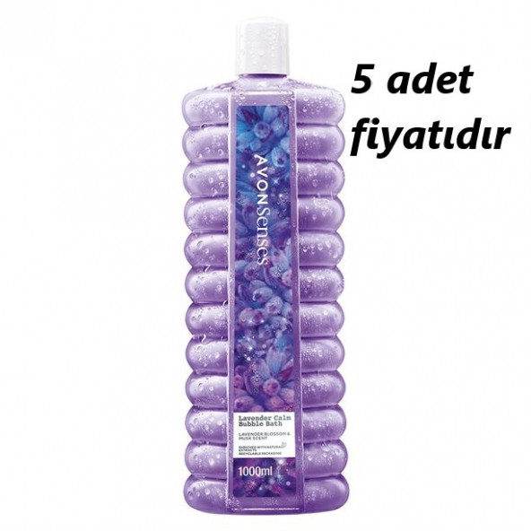 Avon Senses Lavender Calm Banyo Köpüğü 1000ML 5 adet ürün görseli 1