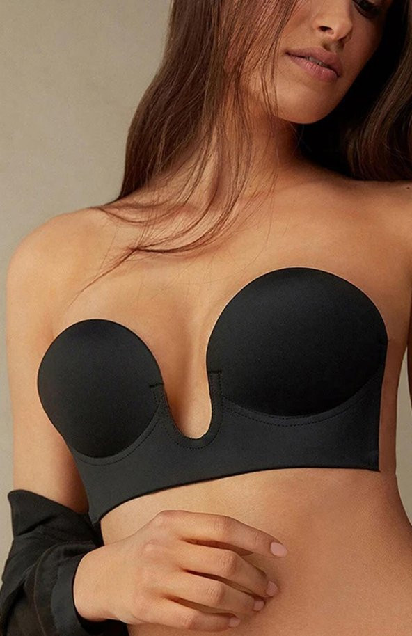 Dode Flora F.K. Lingerie Kadın Push Up Görünmez Kendinden Yapışkanlı Hayalet Büstiyer Sütyen 1309 ürün görseli 1