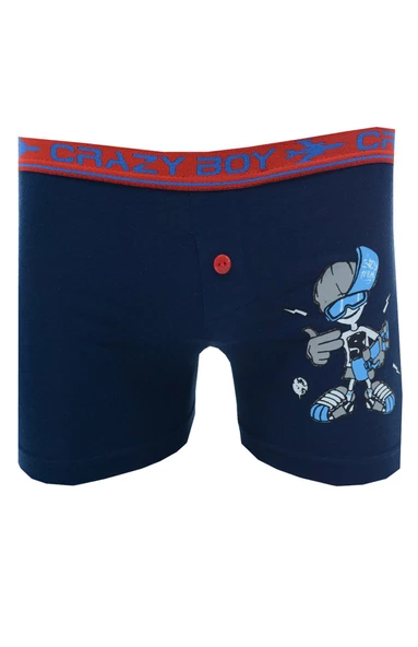 Tutku 0253 Elastan Baskılı Erkek Çocuk Boxer ürün görseli 1