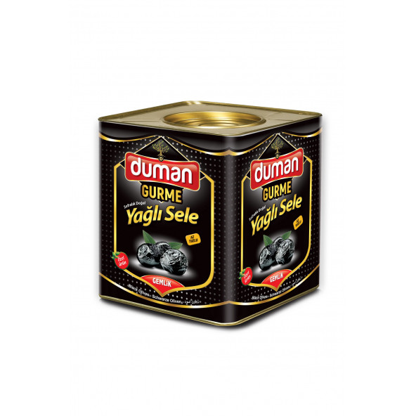 DUMAN GURME Gemlik Yağlı Sele Siyah Zeytin 3xs (380-410) Klb 10 Kg ürün görseli 1