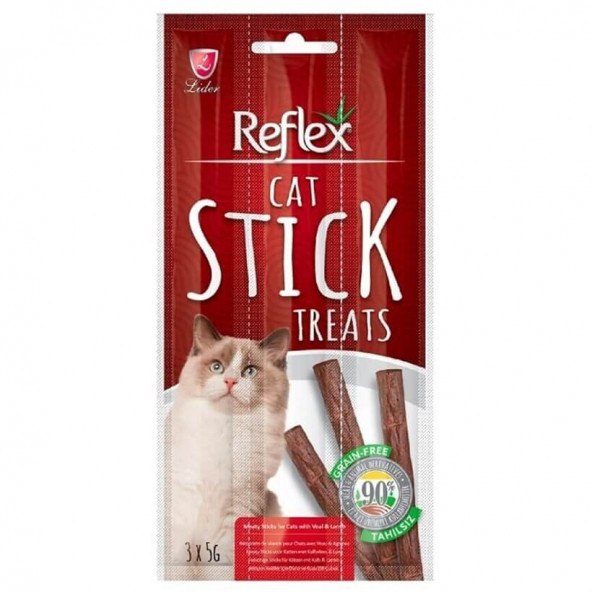 Reflex Biftekli Kuzulu Kedi Ödül Çubuğu 5 Gr 3 Adet ürün görseli 1