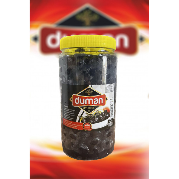 DUMAN GURME Kahvaltılık Gemlik Yağlı Sele Siyah Zeytin - Doğal, Az Tuzlu 1000 GR ürün görseli 1