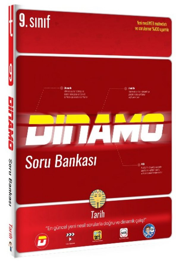9. Sınıf Dinamo Tarih Soru Bankası - Tonguç Yayınları ürün görseli 1