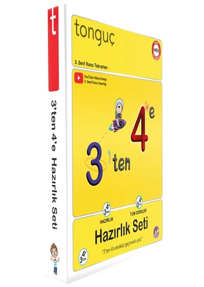 3ten 4e Hazırlık Seti - Telafi ve Ön Hazırlık Seti - Tonguç Yayınları ürün görseli 1