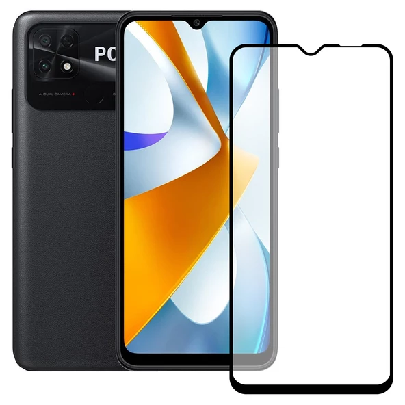 Bufalo Xiaomi Redmi 10C / Poco C40 Seramik MAT 9D Tam Kaplama Ekran Koruyucu ürün görseli 1