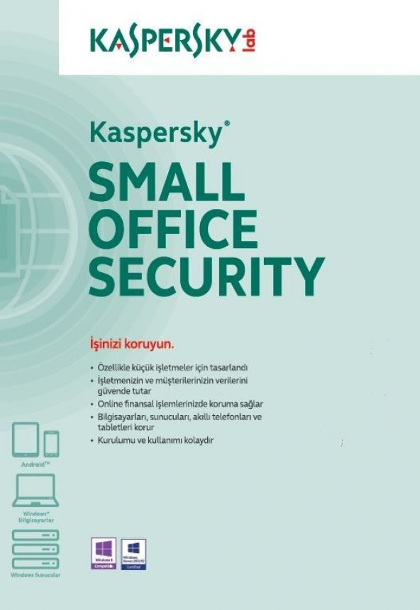 Kaspersky Small Office Security 5Pc+5Md+1Fs 1 Yıl Box ürün görseli 1