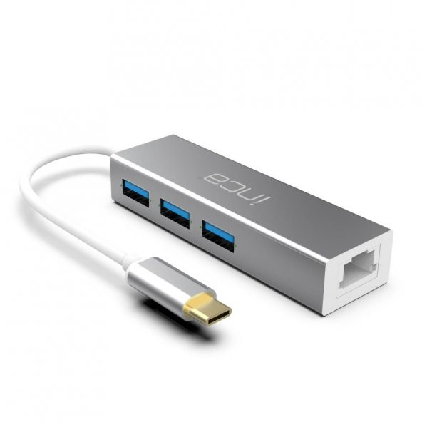 Inca ITPC-3T Usb C Usb 3.0+ Rj45 Ethernet Çoklayıcı ürün görseli 1