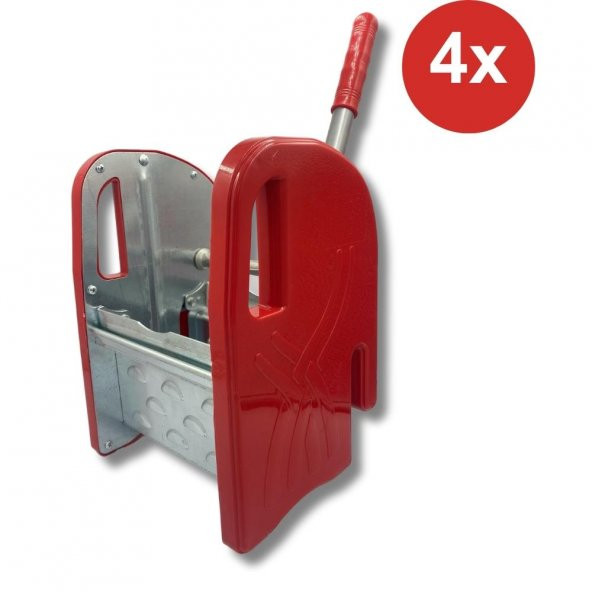 Mulpex Paslanmaz Metal Mekanizmalı Mop Sıkma Yedek Pres x 4 Adet ürün görseli 1