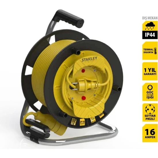 PMG-37315-F PLS BOBİN Ã˜280 IP44 F TYPE(SCHUKO) 3G1,5 35+2M ürün görseli 1