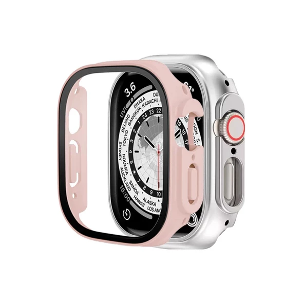 BİNANO APPLE WATCH ULTRA SENSE KASA VE EKRAN KORUYUCU PUDRA ürün görseli 1