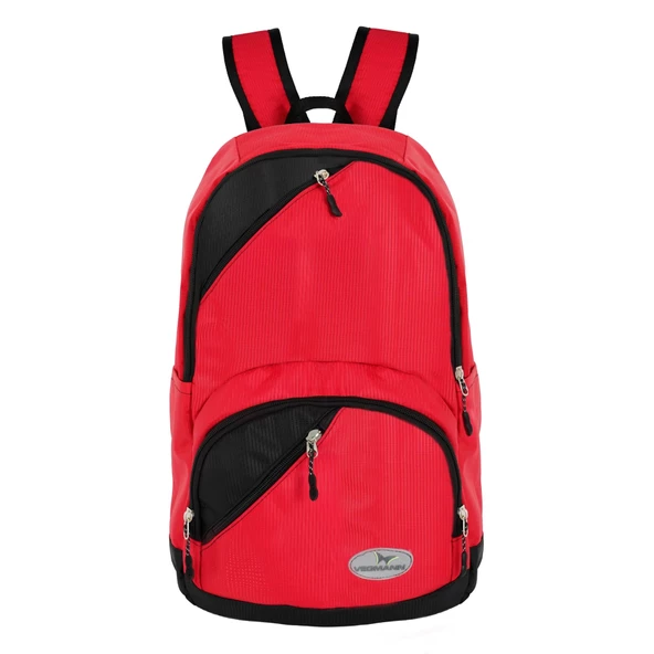Vegmann Orion Unisex Kırmızı Günlük Okul Sırt Çantası ürün görseli 1