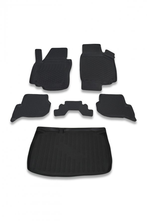 Seat Leon Hb İnce Stepne 2006-2012 Paspas ve Bagaj Havuzu Seti ürün görseli 1