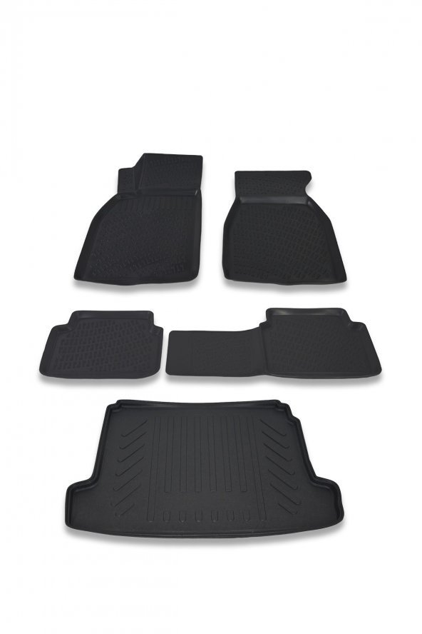 Renault Megane 2 Sedan 2004-2009 Paspas Ve Bagaj Havuzu Seti ürün görseli 1