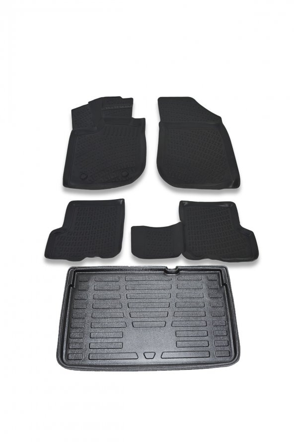 Opel Corsa D 2007-2014 Paspas Ve Bagaj Havuzu Seti ürün görseli 1