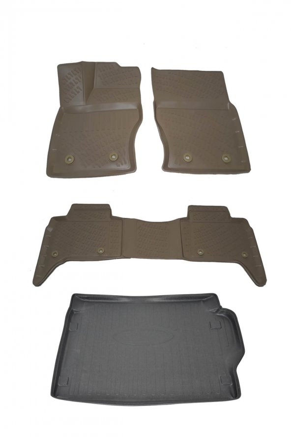 Land Rover Sport 2005-12 Bej Havuzlu Paspas ve Bagaj Seti Bizymo ürün görseli 1