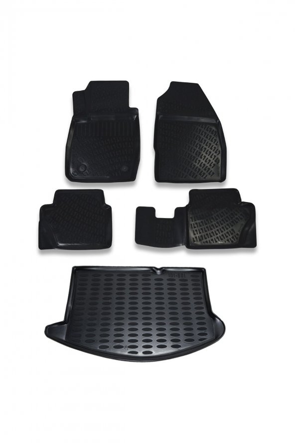 Ford Fiesta 2008-2013 Paspas Ve Bagaj Havuzu Seti ürün görseli 1