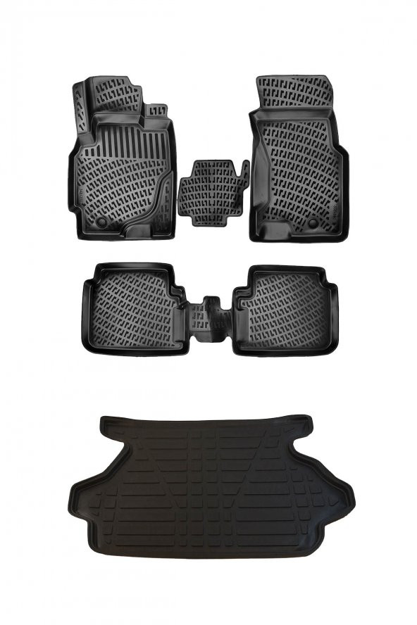 Honda CRV 1996-2001 3D Paspas ve Bagaj Havuzu Seti Bizymo ürün görseli 1
