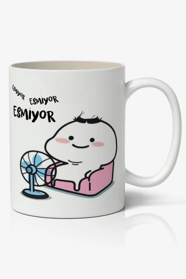 Esmiyor Yazılı Baskılı Kupa Bardak Baskılı Kahve Kupa Bardak ürün görseli 1