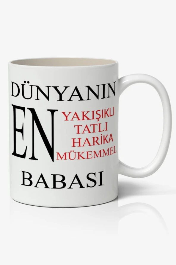 Babalar Günü Baskılı Kupa Bardak Baskılı Kahve Kupa Bardak ürün görseli 1