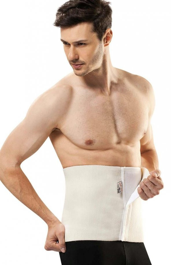Dode Flora Şalcı Unisex Ekstra Sıhhi Kalın Yün Cırtcırtlı  Bel Korsesi (890) ürün görseli 1