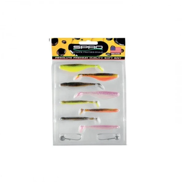 Spro Ready 4 Fish LRF Jig Head Silikon Suni Yem Seti F7-8 ürün görseli 1