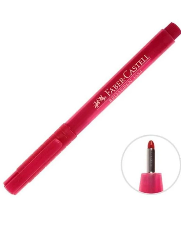 FABER CASTELL BROADPEN 1554 KIRMIZI ürün görseli 1