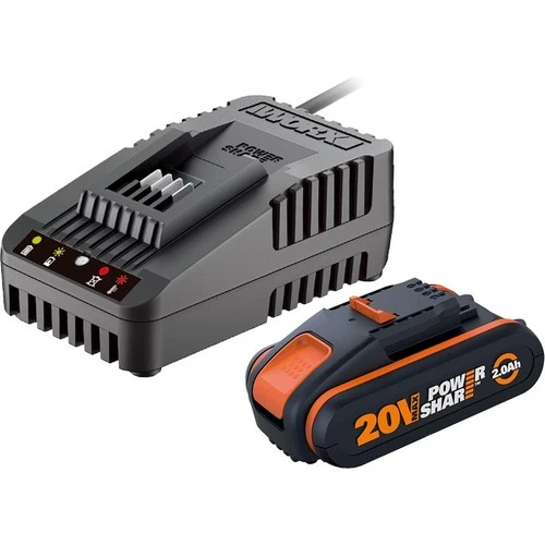 WORX WA3601 20Volt 2.0Ah. PowerShare Li-ion Akü ve Akü Şarj Cihazı ürün görseli 1
