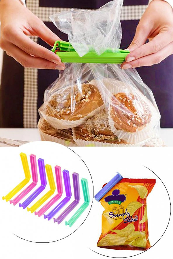 PTTAVM: Poşet Kapatma Klipsi - Paket Klipsi 4Lü