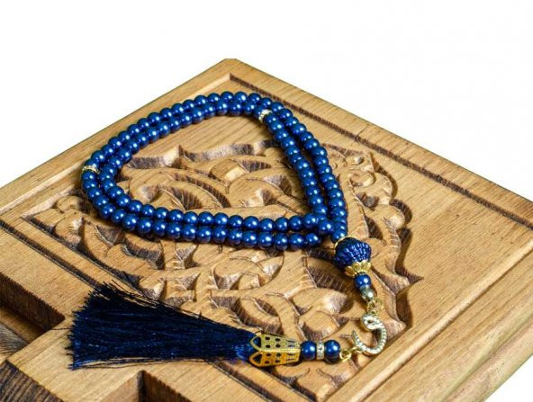 İnci Tesbih Lacivert 99lu 6mm - Şehzade ürün görseli 1