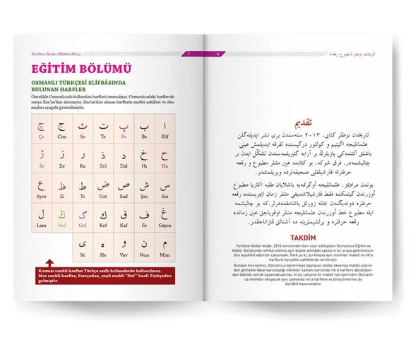 Tarihten Notlar (Osmanlıca Matbu-Rika Hat) - Resim 3
