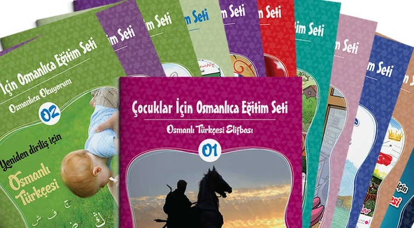 Çocuklar İçin Osmanlıca Eğitim Seti (12 Kitap) - Resim 8