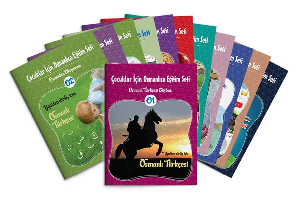 Çocuklar İçin Osmanlıca Eğitim Seti (12 Kitap) - Resim 7