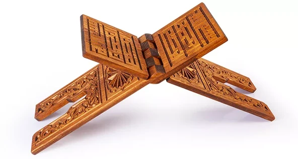 Oymalı Ahşap Rahle (Orta Boy - 55 cm) - Resim 4