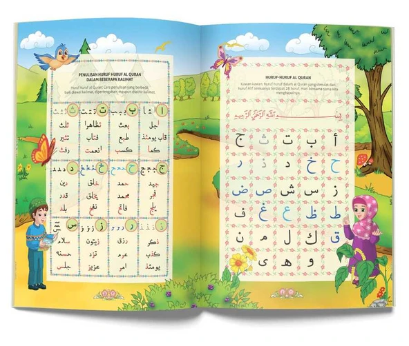 Endonezyaca Kur'an Elifbası (Orta Boy) - Resim 3