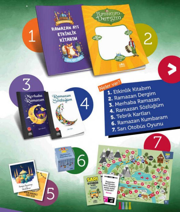 Ramazan Seti (4 Kitap + Kumbara + Oyun + Bez Çanta) ürün görseli 1