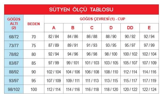 Cansoy 161 Micro Tulumlu Destekli B-Cup Sütyen - Resim 8