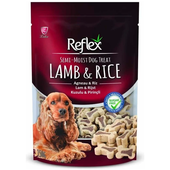 Reflex Kuzu ve Pirinçli Yarı Yumuşak Köpek Ödül Maması 150 Gr ürün görseli 1