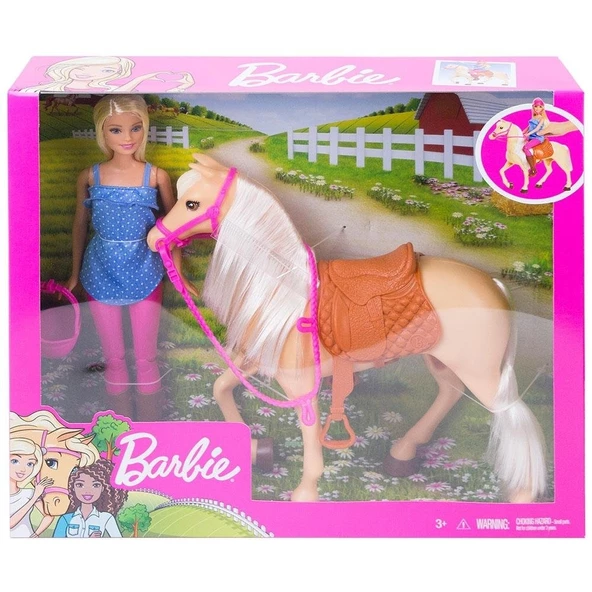 Barbie ve Güzel Atı Oyun Seti FXH13 - Resim 2