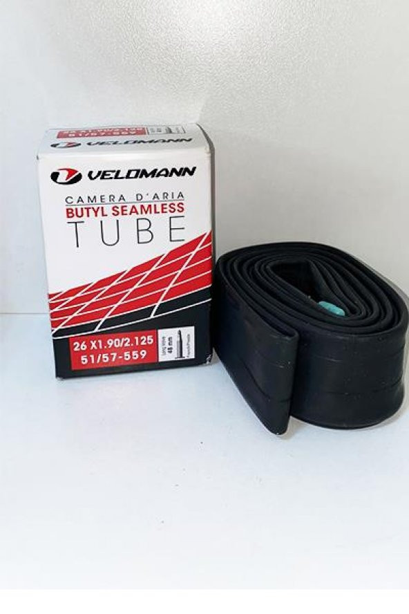 Velomann 26x1.90-2.125 PRESTA 48MM (İnce Valf) İç Lastik ürün görseli 1