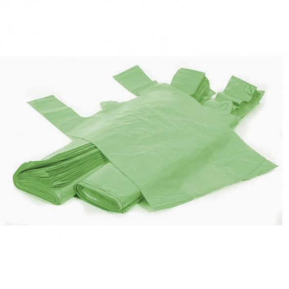 Arma Yeşil Market Poşeti Torbası - Hışır Atlet Poşet - Büyük Boy - 30 x 60 Cm. - 3 Kg. ürün görseli 1