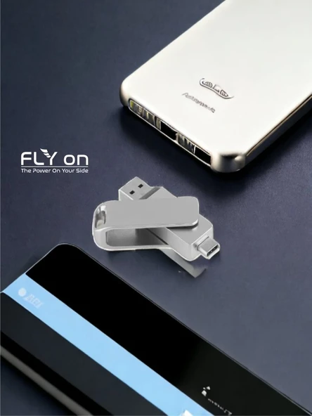 2 In 1 Çift Taraflı Uyumlu Type-c  ve İpHONE 15  Telefonlarla Uyumlu Tak Çalıştır USB  Usb 2.0 32 Gb Usb Bellek ürün görseli 1