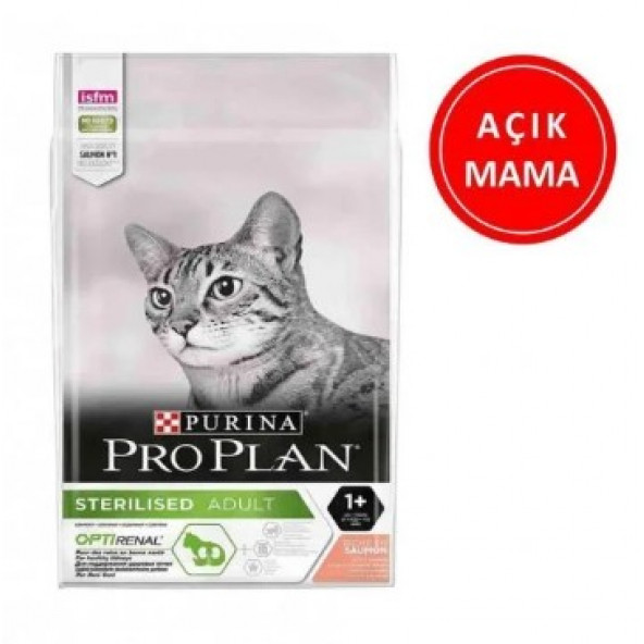 Pro Plan Sterilised Somonlu Kısırlaştırılmış Kedi Maması 1 kg (AÇIK MAMA) ürün görseli 1