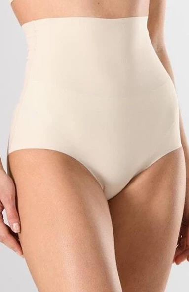 Miss Fit 14002  Kadın Lazer Kesim Dikişsiz Extra Yüksek Bel Silikonlu Kaymaz Korse Slip Külot Korse ürün görseli 1