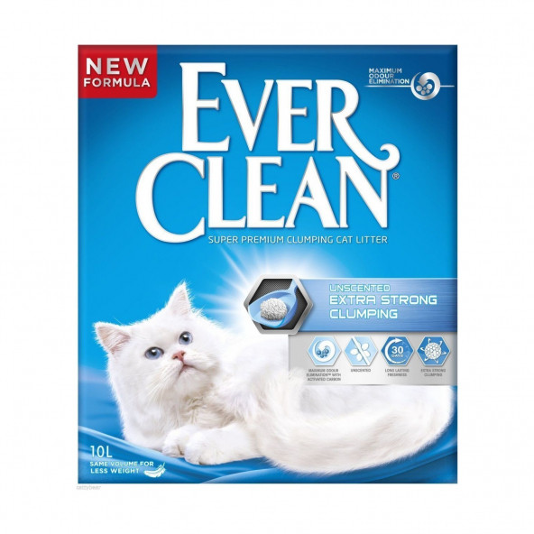 Ever Clean Extra Strong Clumping Kokusuz Ince Taneli Topaklaşan Kedi Kumu 10 L ürün görseli 1