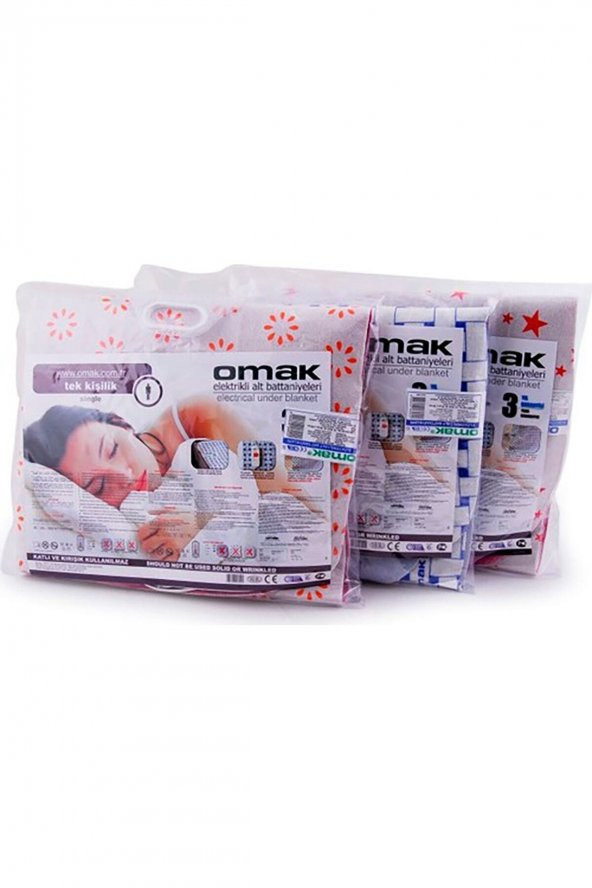Omak Tek Kişilik Elektrikli Battaniye 90 X 150 Cm ürün görseli 1