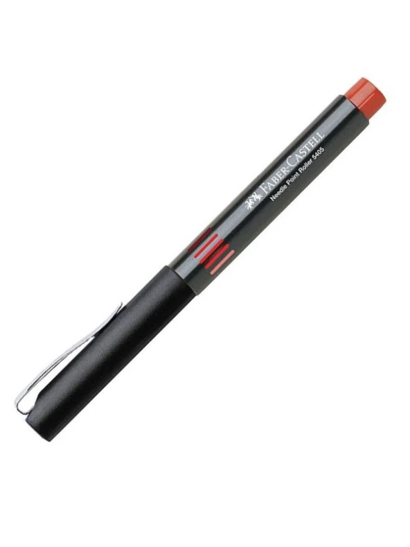 FABER CASTELL 5405 İĞNE UÇ ROLLER KALEM 0.5 MM KIRMIZI ürün görseli 1