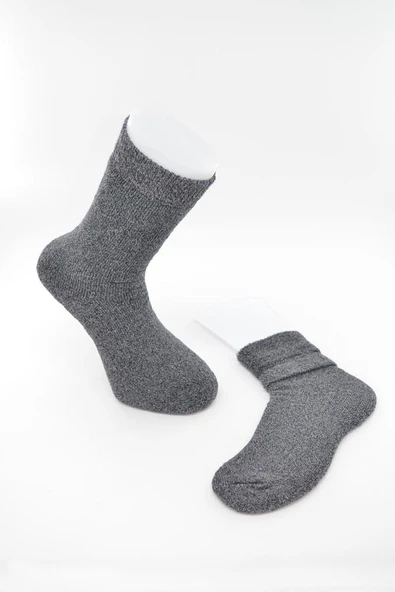 Cool Socks Kadın Termal Ektra Kalın Havlu Çorap - Resim 11