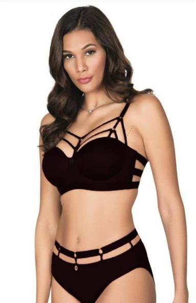 Le Jardin 5045-B Desteksiz-Balenli Basic Cup Sütyen - Resim 2